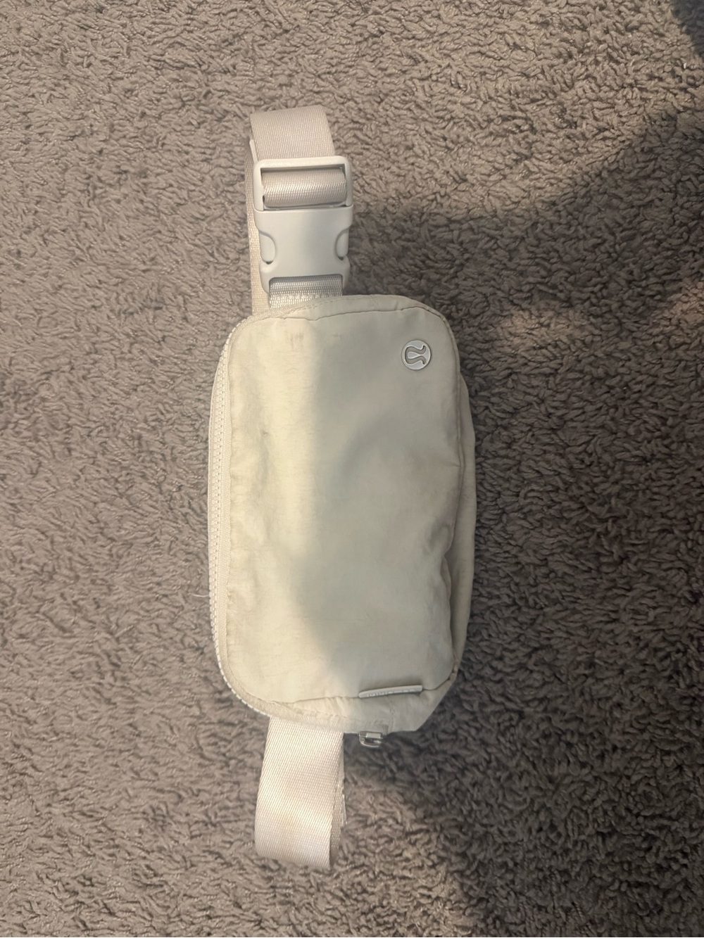 lululemon white crossbody belt bag